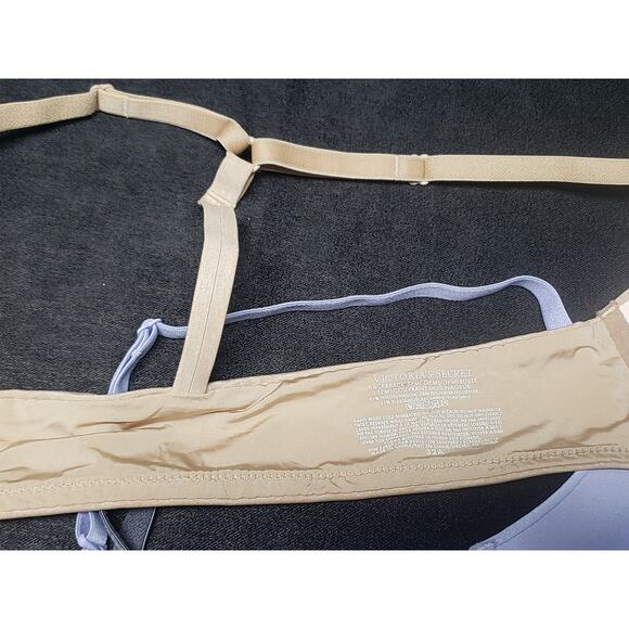 Victoria's Secret Uplift Semi Demi & Racerback Tan Purple Gray Bra Bundle | 32A - Picture 6 of 8